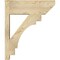 Ekena Millwork Merced Slat Rough Sawn Outlooker, Douglas Fir, 8"W x 22"D x 26"H OUT08X22X26MRC06RDF - alternate 2